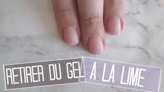 TUTO Retirer des ongles en GEL à la lime  Sans dégats  Melissa Easy Nails [upl. by Anaele274]