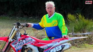 Motocross Championnat de France Vétérans 2016 interview Christian Giet [upl. by Grissom969]