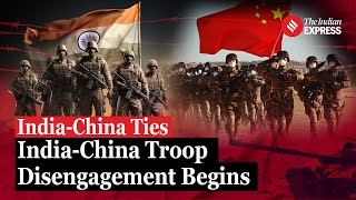 India and China Begin Troop Disengagement in Eastern Ladakh After FourYear Standoff [upl. by Ahaelam]