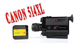 Canon 514XL Super 8 Movie Film Camera Overview amp Review  Tri X 7278 Scanned Results  Filmboy24 [upl. by Chlores]