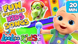 Top 10 Most Popular Kids Songs  S4EP76 Dance Along Super Mix  LooLoo Kids Songs for Kids [upl. by Nirahs]