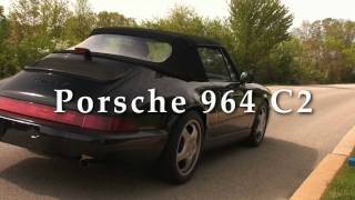 Porsche 964 C2 with Fabspeed Sport Headers Muffler Bypass [upl. by Sande]