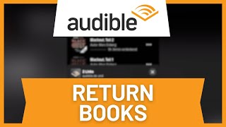 Audible How to Return Books [upl. by Artcele]