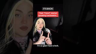 Their “friend” started speaking backwards… VIRAL TikTok horror story 😰 scary horror tiktok [upl. by Oramug]