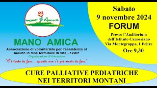 registrazione forum Mano Amica Feltre 9 11 24 [upl. by Eidua672]