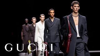 Gucci Mens Fall Winter 2024 Fashion Show [upl. by Onibla]