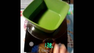 Ozeri Epicurean Digital Kitchen Scale [upl. by Esirec444]