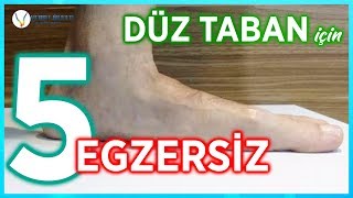 Düz Tabanlığa İyi Gelecek 5 Egzersiz [upl. by Cohberg]