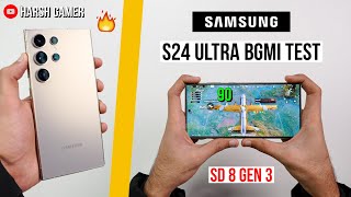 Samsung S24 Ultra Pubg Test With FPS Meter Heating and Battery Test  Gaming Beast 🤔 [upl. by Ymot]