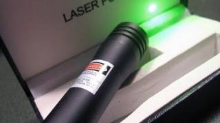 5mW CR2 Handheld Green Laser from DXDetailed Review [upl. by Stegman]