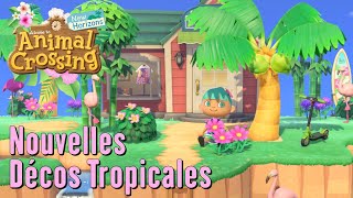 Animal Crossing New Horizons  Nouvelles Décorations Tropicales [upl. by Thapa]