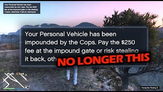 How to get Impounded Car BACK in GTA Online [upl. by Sell]