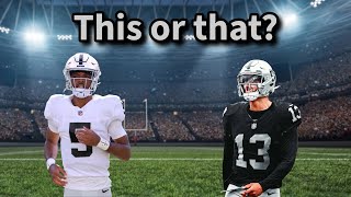 Which quarterback are the Raiders trying to trade up for [upl. by Inoek]