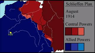 The German Invasion of France  Schlieffen Plan  1914 [upl. by Kcid]