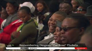 Memorial service held for Dingaan quotThe Rose of Sowetoquot Thobela [upl. by Altaf]