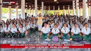 Tausala Online Announcement Avele College Old Pupils Association ACOPA [upl. by Atinna696]