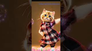 Cat dance trendingshorts trend cartoon cartoonvideo viralvideo loveviralshorts [upl. by Naneek]