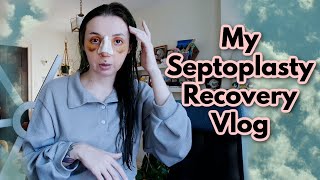 My Septoplasty Recovery Vlog [upl. by Gilligan608]