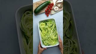 Baked Feta Zoodles 🥒🍅 EinfachTasty EinfachTastyRezept Zoodles lowcarb ofenpasta ofenfeta [upl. by Aiseneg947]