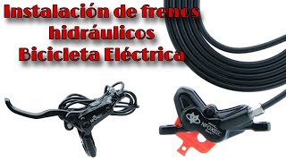 Instalación Frenos Hidráulicos Bicicleta Electrica Honey Whale k7 k6 [upl. by Artenehs]