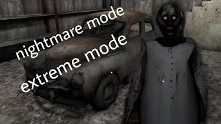 Granny 182 extreme mode nightmare mode Full of gameplay [upl. by Nagey719]