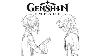 Staying Friends  Genshin Impact Comic Dub Xingyun [upl. by Wieren271]