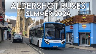 Aldershot Town Buses  Summer 2024 [upl. by Marte48]