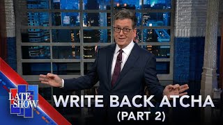 Stephen Colbert Recaps A Crazy Summer Part 2 Travis amp Taylor’s Couple Name Trump’s Fantasy Wor… [upl. by Garneau542]