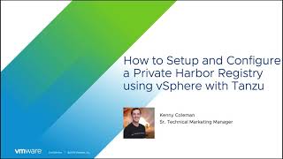 How to Set Up a Harbor Registry with SelfSigned Certificates for Tanzu Kubernetes Clusters [upl. by Reiter81]