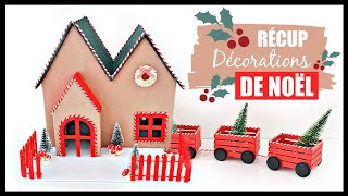 DÉCORATIONS DE NOËL AVEC PRESQUE RIEN RÉCUP [upl. by Dusen]