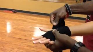 Boxing wrap tutorial 108 inch wraps [upl. by Halyak]