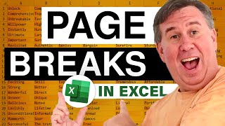 Excel Page Breaks and Printing Spreadsheets Episode 1628 [upl. by Horgan]