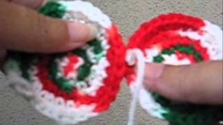 How to Crochet a Holiday Scarf [upl. by Dranik]