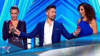 DARÍO PROXIMITY hace MAGIA y EDURNE le presta su voz  Audiciones 2  Got Talent España 5 2019 [upl. by Pietro876]