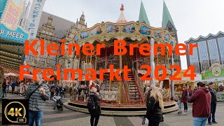 Kleiner Bremer🥨🌭 Freimarkt 2024 4K [upl. by Alakcim]