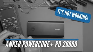 Anker PowerCore PD 26800  Wont Turn On Charge or Discharge [upl. by Enilehcim]