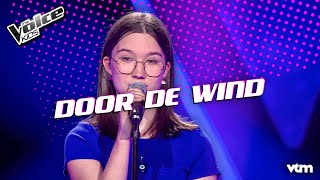 Marieke  Door De Wind  Knockouts  The Voice Kids  VTM [upl. by Loss207]