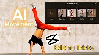 CAPCUT Editing Tutorial  AI Movement Easy Step  Camera Tracking [upl. by Mikey]