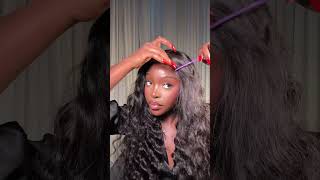 customized hairline on closure wig [upl. by Normac382]