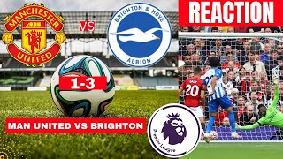 Manchester United vs Brighton 13 Live Stream Premier league Football EPL Match Score Highlights [upl. by Lugo]