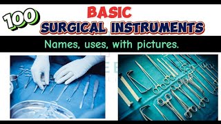 Surgical instruments name pictures and uses [upl. by Darby]