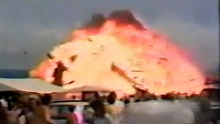 Ramstein air show 1988 disaster footage remastered 2160p5994 Crash due to pilot error [upl. by Terese]