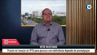 Projeto de isenção de IPTU para pessoas com deficiência depende de promulgação [upl. by Dduj]