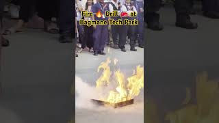 Fire Drill 🚒 at Bagmane Tech Park 🔥 fire drill tech [upl. by Adnik]