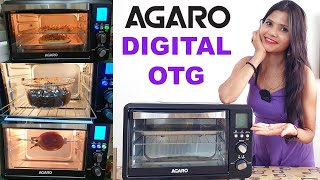 Agaro OTG Oven  Best OTG Oven In India 2024  Agaro Digital OTG  Review amp Demo  Super Shivani [upl. by Issy]