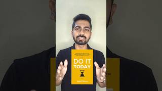 Do it Today Book booksummary shorts best books [upl. by Ridglea]