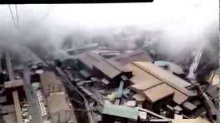 View from a tram in Grasberg mine Papua Indonesia Freeport [upl. by Alfeus]