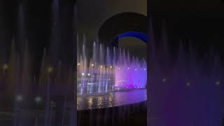 The Crescent Mall fountain Baku rəngarəng watercolor music relaxing maraqli shorts travel [upl. by Cynara]