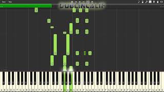 EarthBound  Boy Meets Girl Twoson Theme Piano Tutorial Synthesia [upl. by Akinek189]