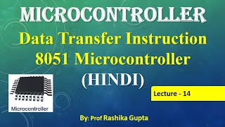 DataTransferInstruction8051MCHindi Lect14 Data Transfer Instruction 8051 Microcontroller Hindi [upl. by Enihpad]